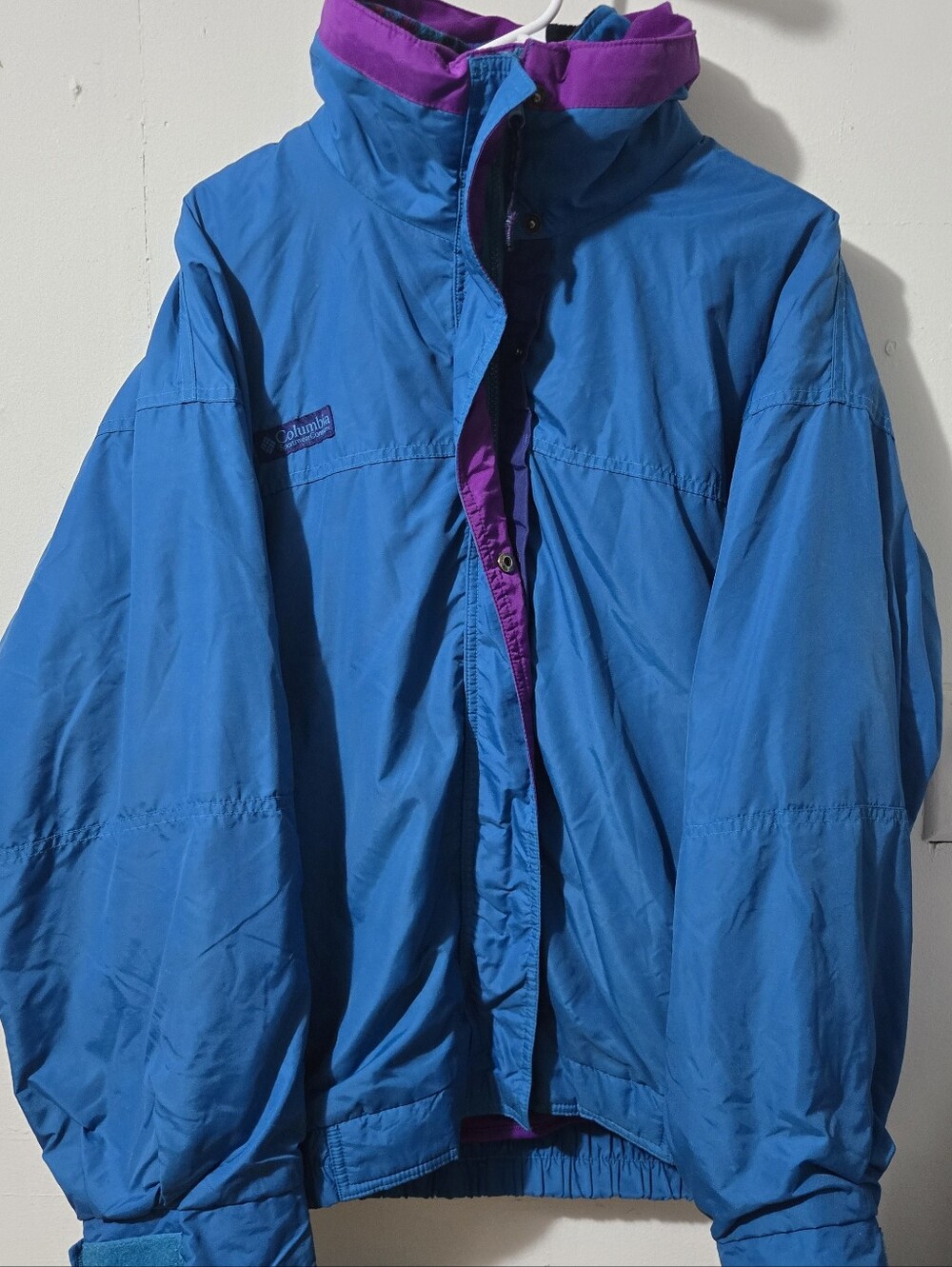 VTG 90s Columbia Bugaboo 3in1 Interchange Jacket Womens L Teal Purple